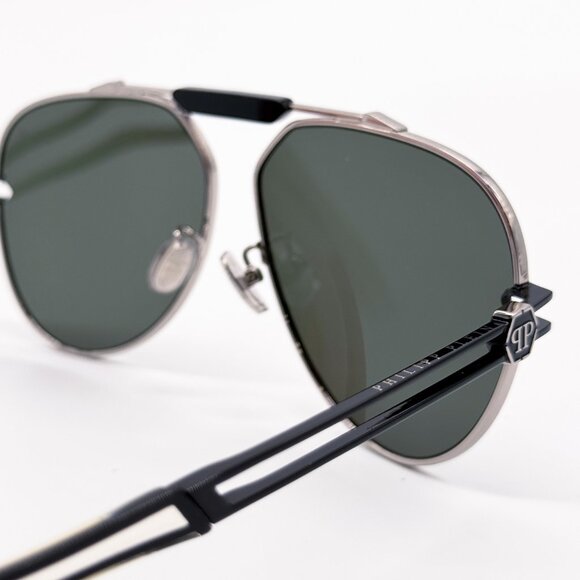 NEW PHILIPP PLEIN SEVENTIES SPP048M 0583  MEN SUNGLASSES PHILIPP PLEIN - Picture 8 of 11
